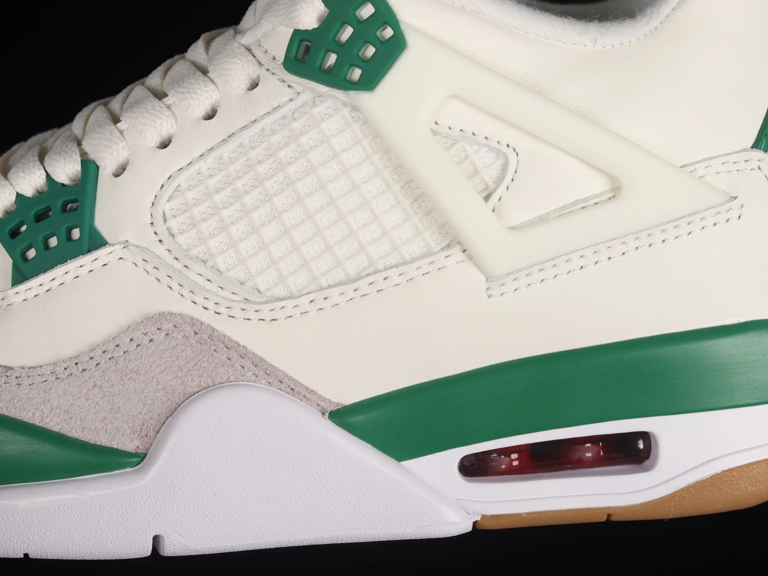 All categories Air Jordan Jordan series basketball shoes Air Jordan 4 Nk SB x Air Jordan 4 "Pine Green" AJ4 Joe 4 joint white green DR5415-103